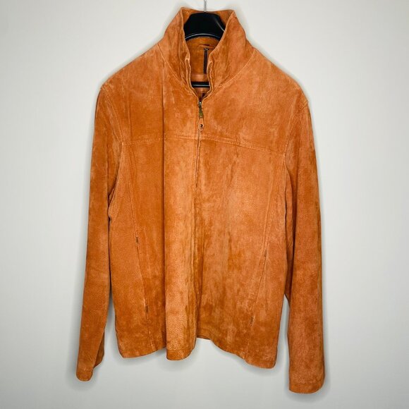 Beautiful Large Rusty Brown Suede Britches Jacket - Picture 3 of 12